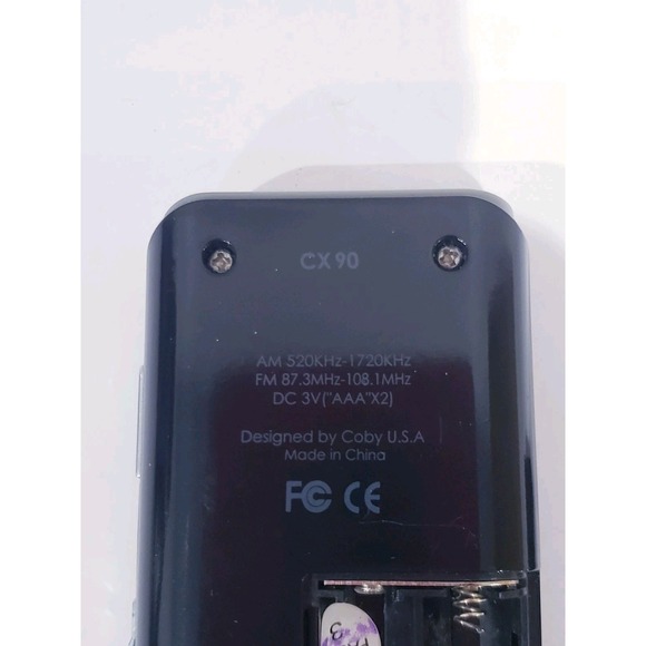 Coby CX90 Digital Pocket Am/FM Radio - Tested & Working - Picture 4 of 4